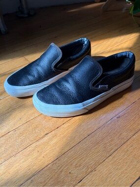 Vans Slip-On Casual Sneakers in Black